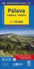 Pálava, Lednice - Valtice, cykloturistická mapa 1 : 70 000