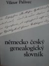 Německo český genealogický slovník