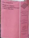 Příspěvek k dějinám českého anarchistického hnutí v letech 1900-1914