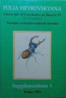 Check-list of Czechoslovak insects IV : (Coleoptera)