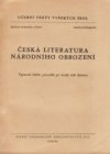 Česká literatura národního obrození