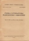Česká literatura národního obrození