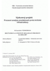 Výzkumný projekt Procesní analýza zranitelnosti prvků kritické infrastruktury