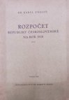 Rozpočet republiky Československé na rok 1928
