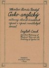 Česko-anglický a anglicko-český odborný slovník divadelních výrazů a výrazů z uměleckých řemesel =