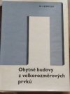 Obytné budovy z velkorozměrových prvků