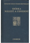 Sbírka nálezů a usnesení.