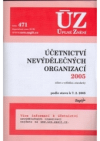 Účetnictví nevýdělečných organizací 2005