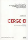 (The evolution of) post-secondary education: a computational model and experiments