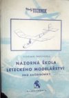 Názorná škola leteckého modelářství pro začátečníky