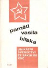 Paměti Vasila Biľaka
