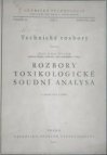 Rozbory toxikologické