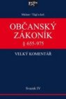 Občanský zákoník Velký komentář § 655-975