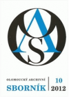 Olomoucký archivní sborník.