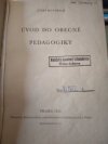 Úvod do obecné pedagogiky