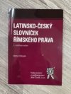 Latinsko-český slovníček římského práva