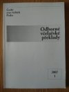 Odborné včelařské překlady 2007 1