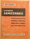 Slovníček samoznaků, samoznakových spřežek, předpon, předložek a koncovek soust. M-H