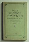 Nauka o lesních stanovištích dle přednášek, jež konal 1922-1923 Ing. Josef Konšel na vysoké škole zemědělské v Brně