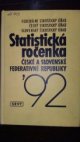 Statistická ročenka České a Slovenské federativní republiky 1992