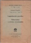 Logaritmické pravítko