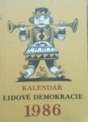 Kalendář Lidové demokracie.