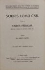 Soupis lomů ČSR.
