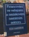 Financování ve veřejném a neziskovém nestátním sektoru