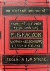 Nový kapesní slovník česko-polský a polsko-český =