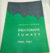 Bibliografie Šumavy 1945-1967