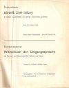 Česko-německý slovník živé mluvy s frázemi a gramatikou pro školy i soukromou potřebu