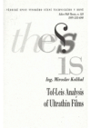 TOF-LEIS analysis of ultrathin films =