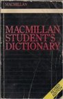 Macmillan Student's Dictionary