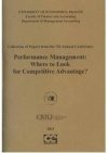 Performance Management: Where to Look for Competitive Advantage?