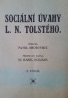 Sociální úvahy L.N. Tolstého