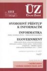 Informatika, eGovernment, svobodný přístup k informacím - ÚZ č. 1212