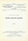 Začátky moravské geografie