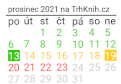 Vánoční rozvrh 2021